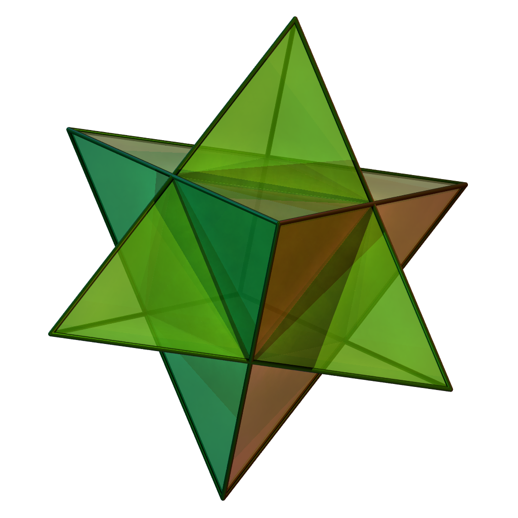 A star tetrahedron (stella octangula): two interpenetrating tetrahedra forming an eight-pointed star, the ‘light-body’ described in the article. Render by LucasBrown, released into the public domain (CC0), via Wikimedia Commons. (Related image located during this archive’s reconstruction.)