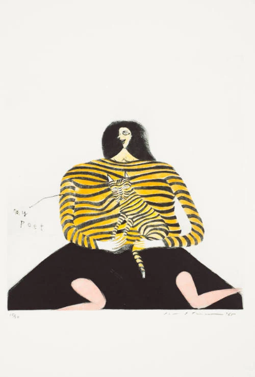 Masuo Ikeda, My Poet. Cincinnati Art Museum, The Howard and Caroline Porter Collection, accession no. 1990.100. Image from the Cincinnati Art Museum's online collection.