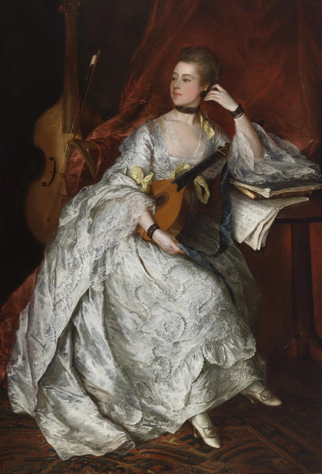 Thomas Gainsborough, Ann Ford (later Mrs. Philip Thicknesse), 1760, oil on canvas. Cincinnati Art Museum, Bequest of Mary M. Emery, accession no. 1927.396. Image from the Cincinnati Art Museum.