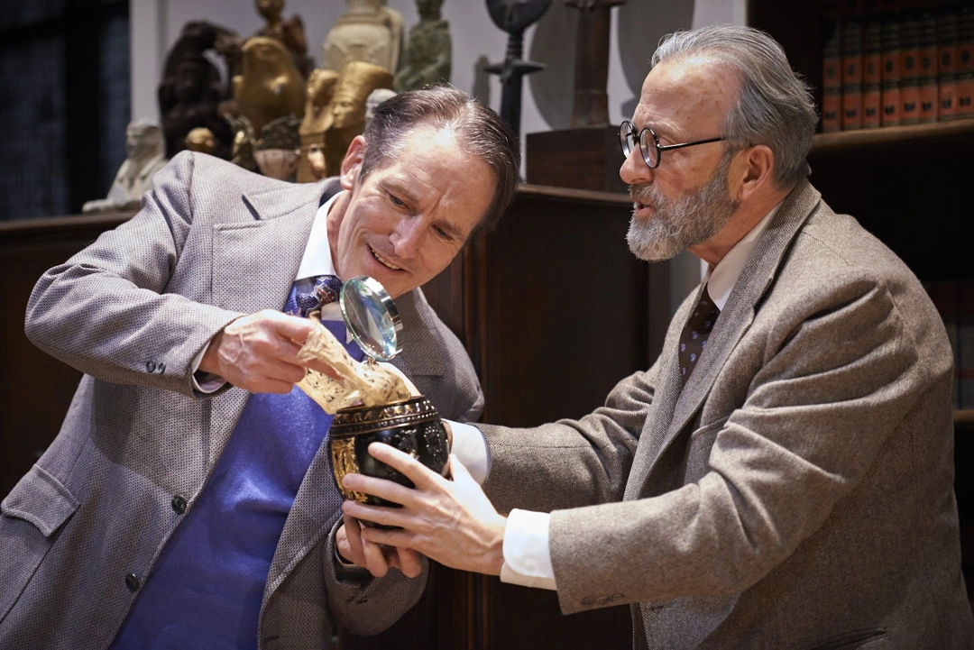 Freud's Last Session, Ensemble Theatre Cincinnati, 2013. Photo by Ryan Kurtz. Image from Tony Dallas Theatre Reviews.