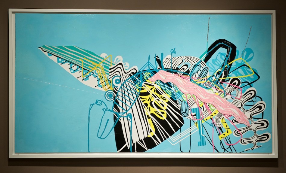 Jean Mehdi Grangeon – “Mixed Feelings II” – Acrylic on wood panel