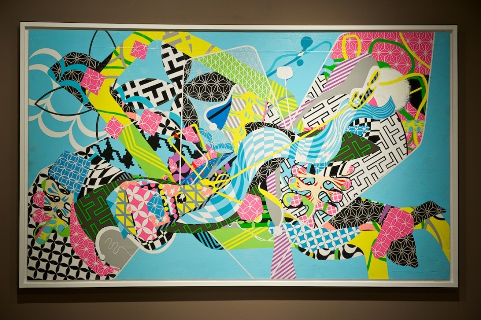 Jean Mehdi Grangeon – “Le Baiser de l’orpheline” – Acrylic on wood panel