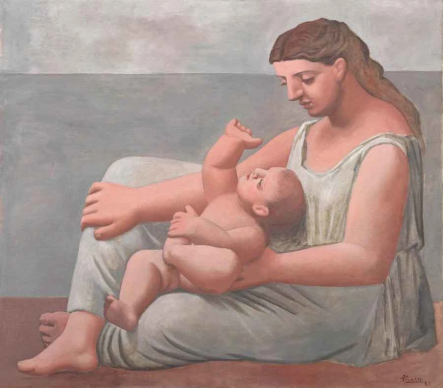 Picasso, Mother and Child