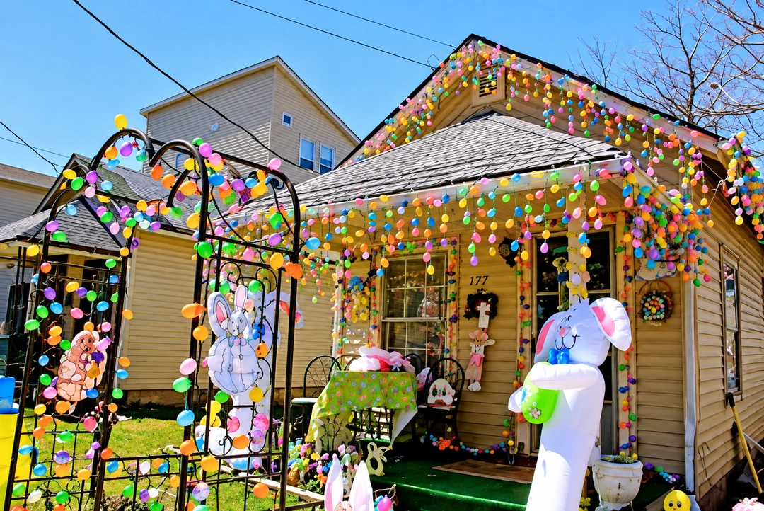 Old Georgetown Street House, Lexington, KY. Photograph by Louis Zoellar Bickett. (Digitally enhanced. May contain discrepancies from the original artwork.)