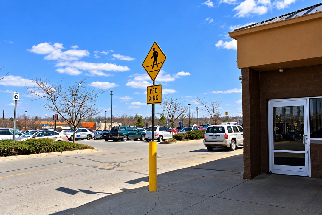 Northend Wal-Mart Shopping Center, Lexington, KY, March 28, 2013. Photograph by Louis Zoellar Bickett. (Digitally enhanced. May contain discrepancies from the original artwork.)