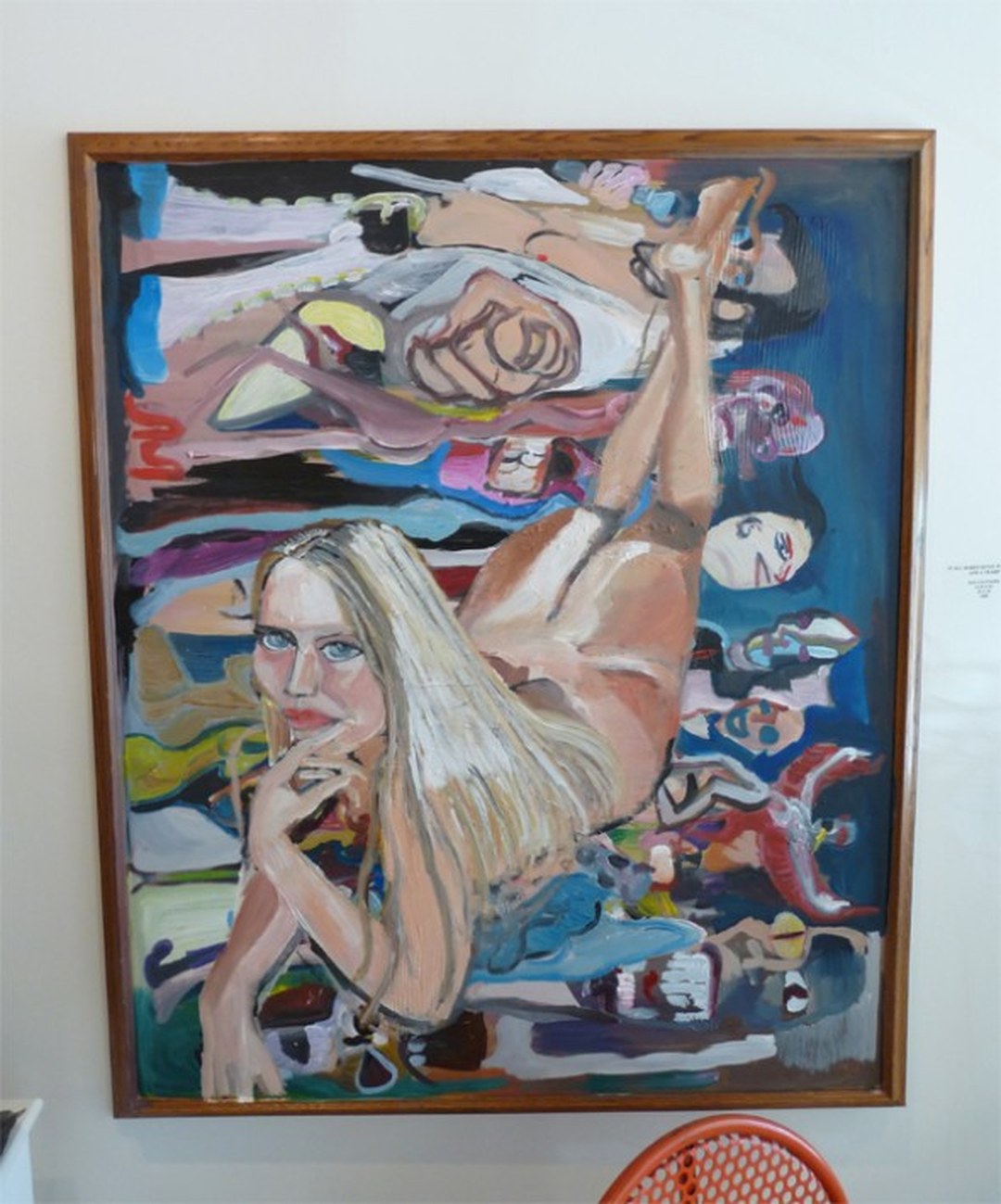 It All Makes Sense When You Add a Tramp by Kelvin Poore, artwork from the exhibition.