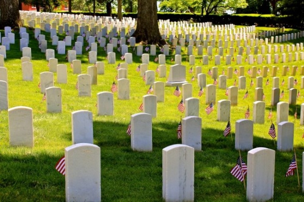 Lexington Cemetary, Lexington, KY, Memorial Day, May 27, 2013. Photograph by Louis Zoellar Bickett.