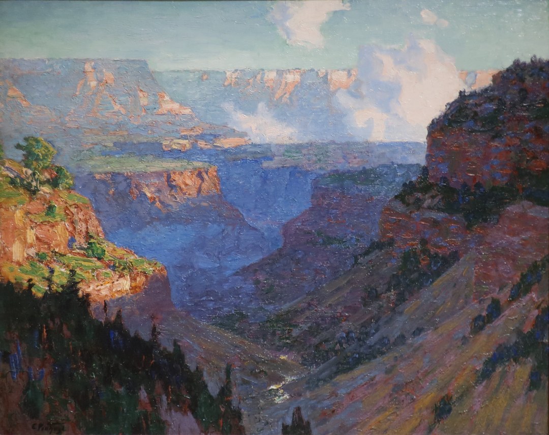 Edward Henry Potthast (1857–1927), Looking Across the Grand Canyon, ca. 1910, oil on canvas, 24 1/8 x 30 1/8in. (61.3 x 76.5cm), Collection of Phoenix Art Museum; Gift of Western Art Associates, 1973.18
