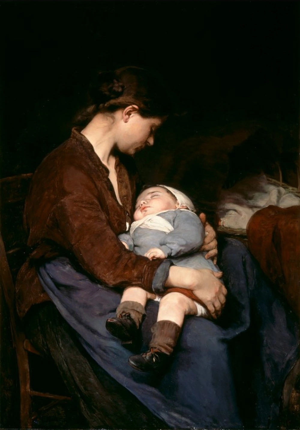 Elizabeth Nourse (1859-1938), The Mother (La mere), 1888, oil on canvas, Gift of the Procter & Gamble Company, 2003.93