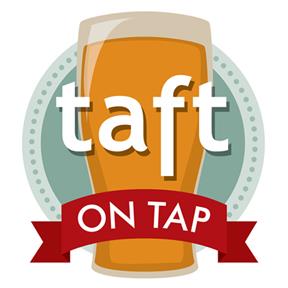 Promotional image for Taft on Tap beer tasting event at the Taft Museum.