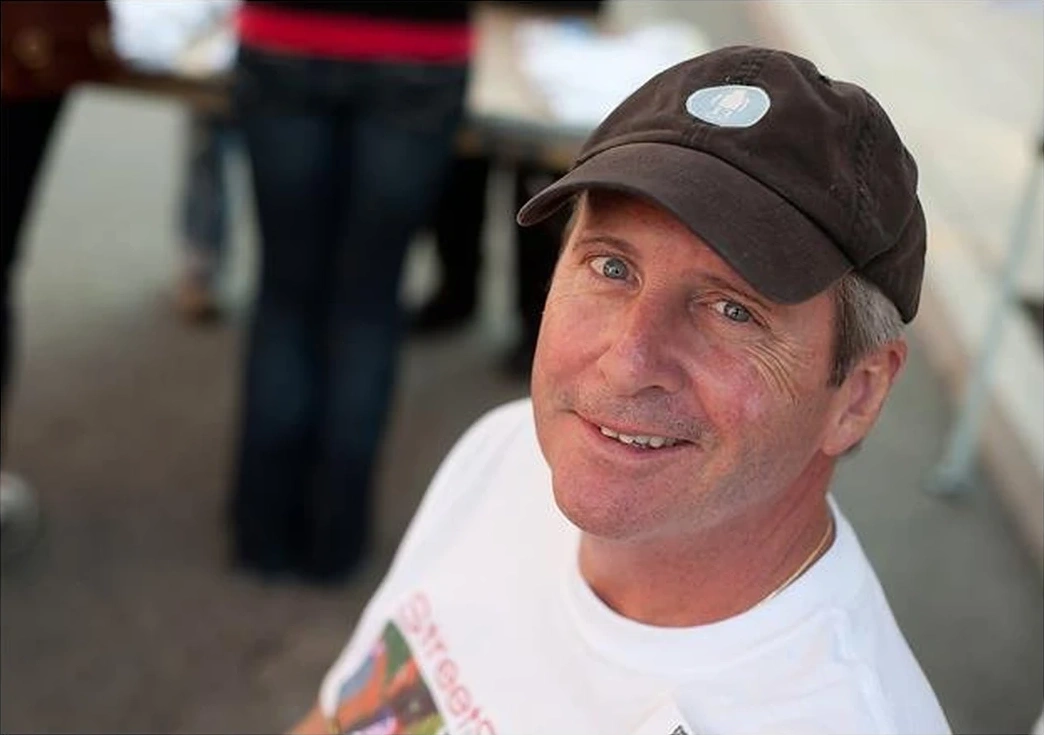 Kip Eagen wearing a cap and a StreetScapes t-shirt.