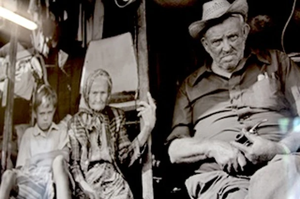 Detail of Felix Blevins and Family, from Photographs From the Kentucky Project by Bob Hower.