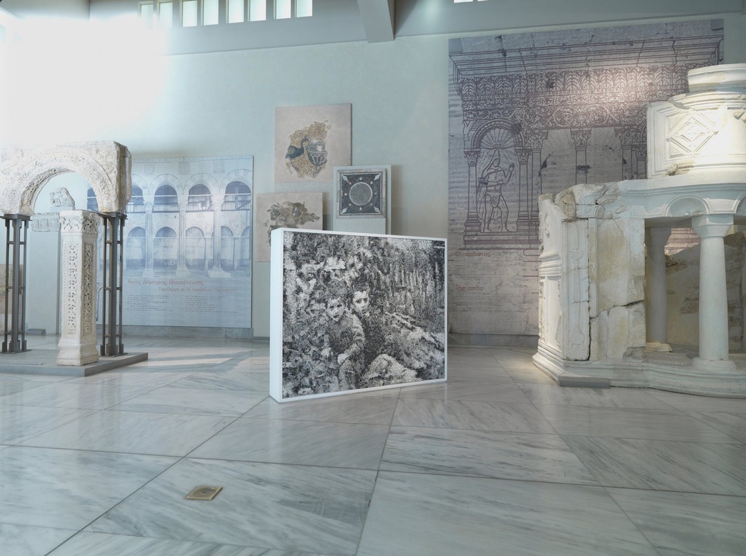Installation view of Adrian Paci, Everywhere but Now, 2013, at the 4th Thessaloniki Biennale.