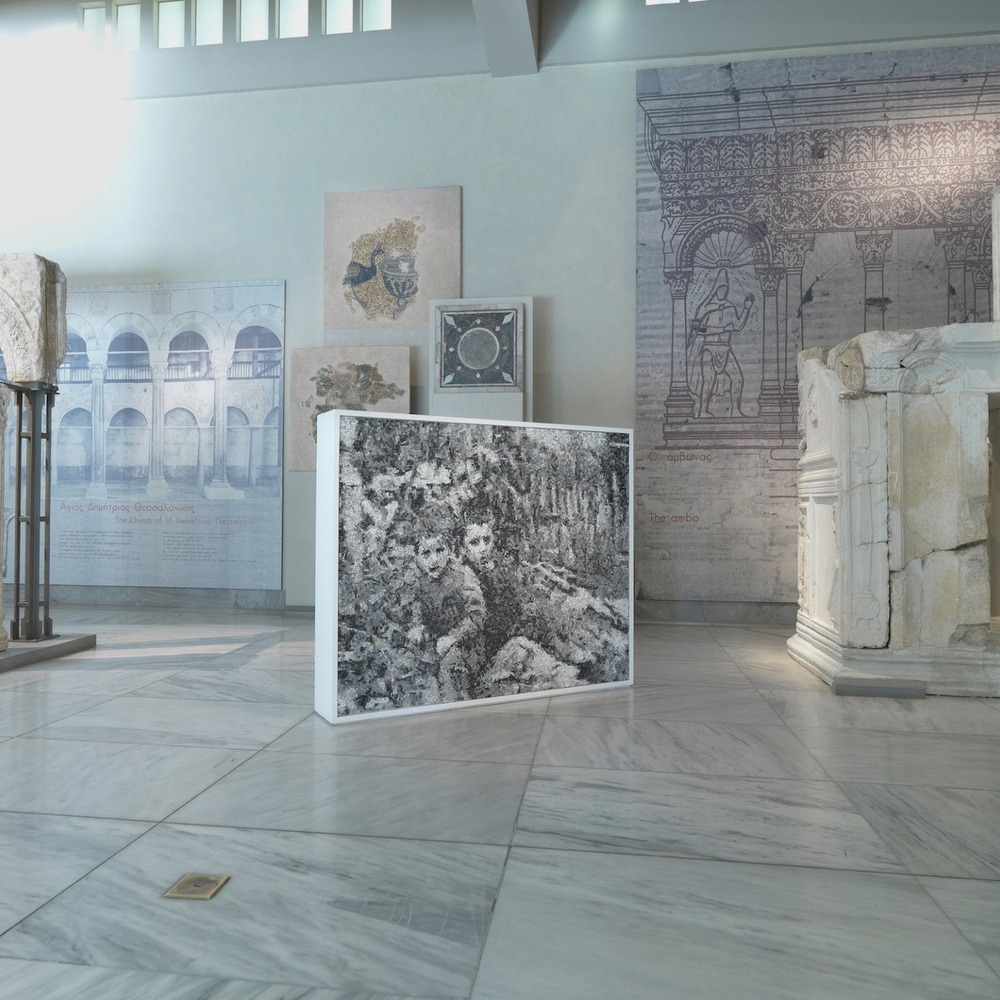 Installation view of Adrian Paci at the 4th Thessaloniki Biennale, 2013.