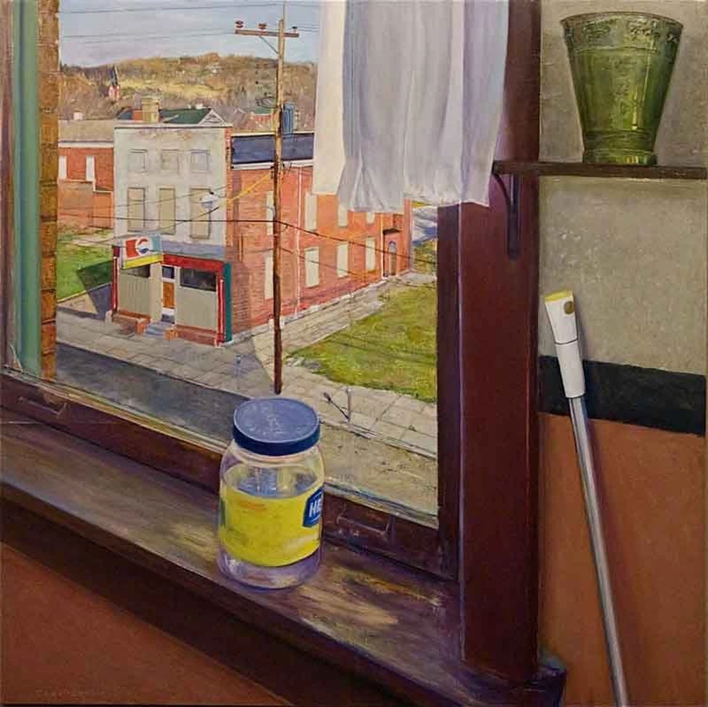 Sam’s Carryout 2009 oil on wood (3 panels) 40 x 40