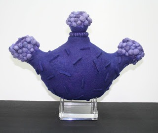 Pamela MacGregor, Purple Couture, felt. Photo courtesy of Kennedy Heights Arts Center