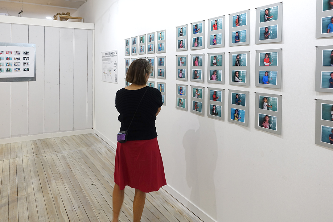 The audience at The Annex Gallery