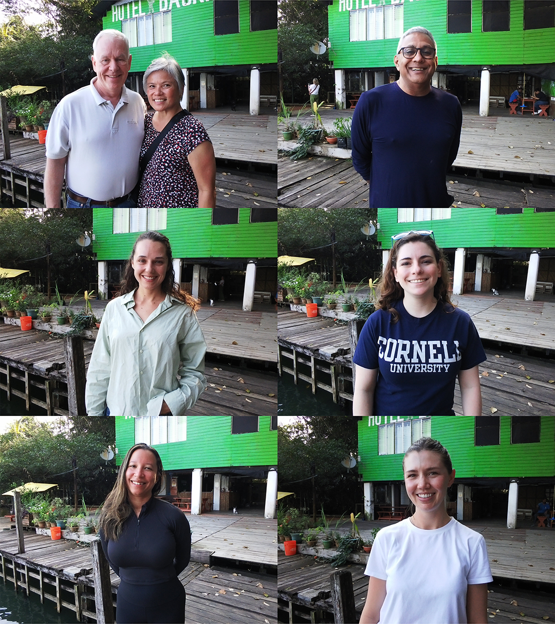 Teachers and school staff also posed, along with the young people working at Hotel Backpackers, a hostel operated by the school where many former students find their first employment.