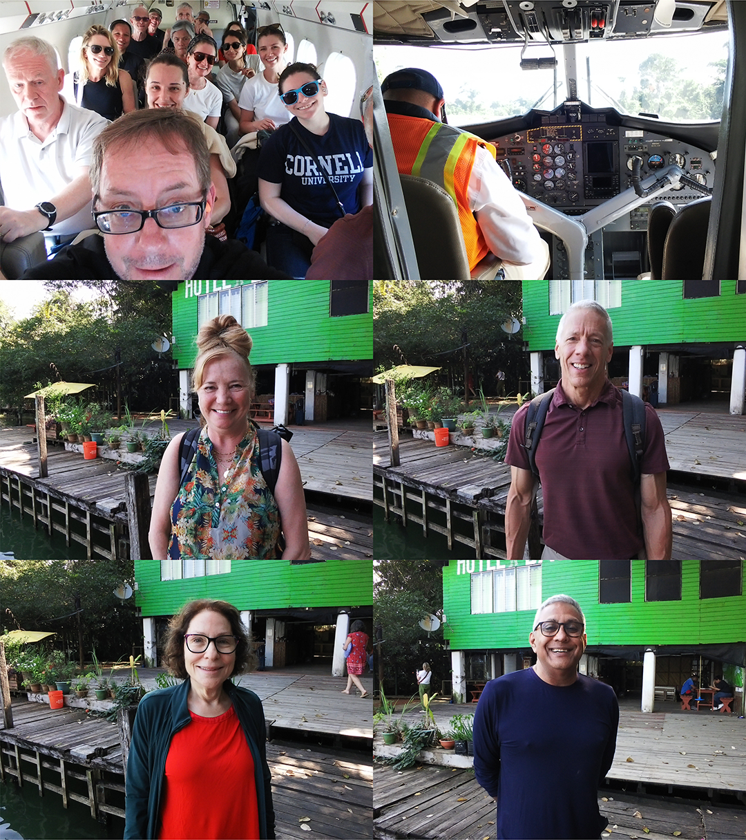 Teachers and school staff also posed, along with the young people working at Hotel Backpackers, a hostel operated by the school where many former students find their first employment.