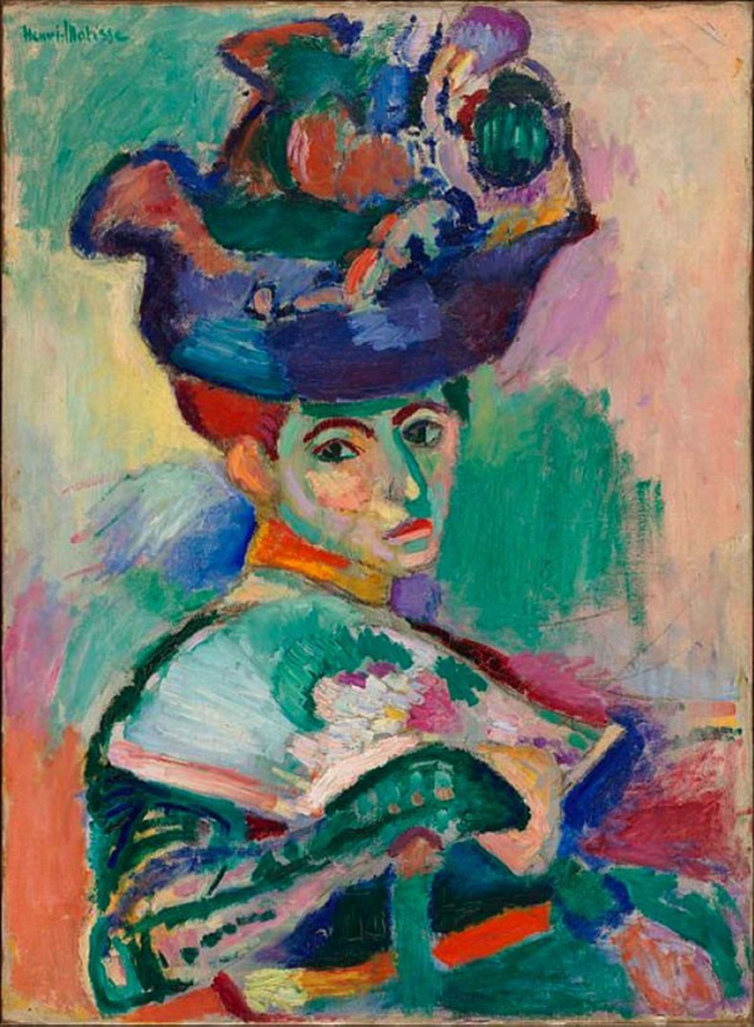 Woman with a Hat, Matisse,1905