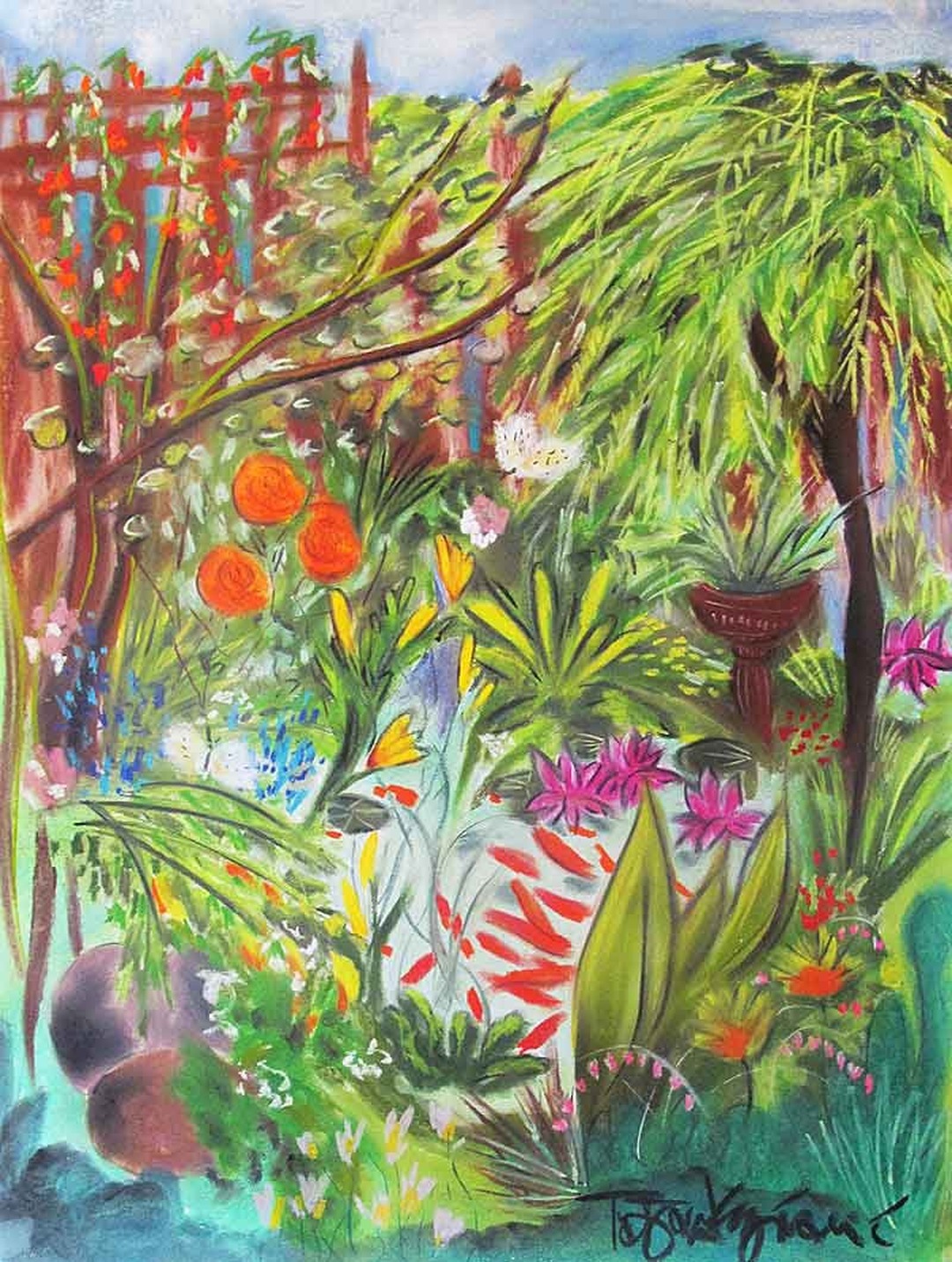 Morning at the Pond, Tatjana Krizmanic