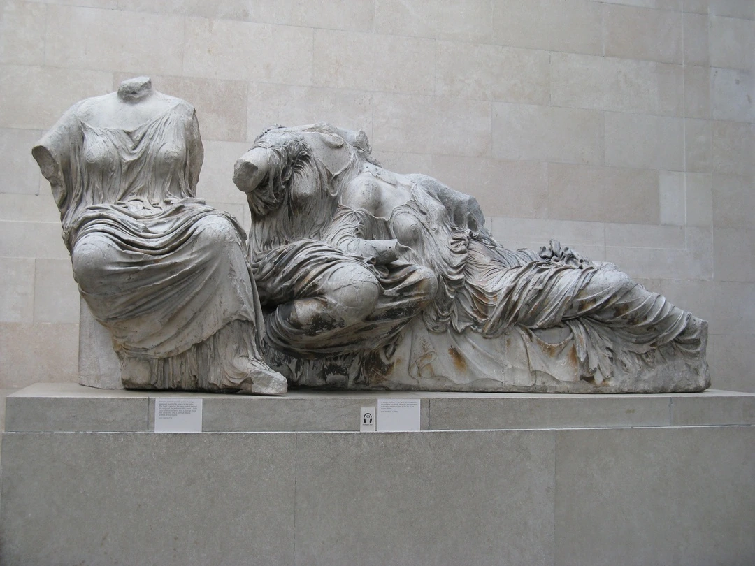 Three goddesses from the east pediment of the Parthenon.