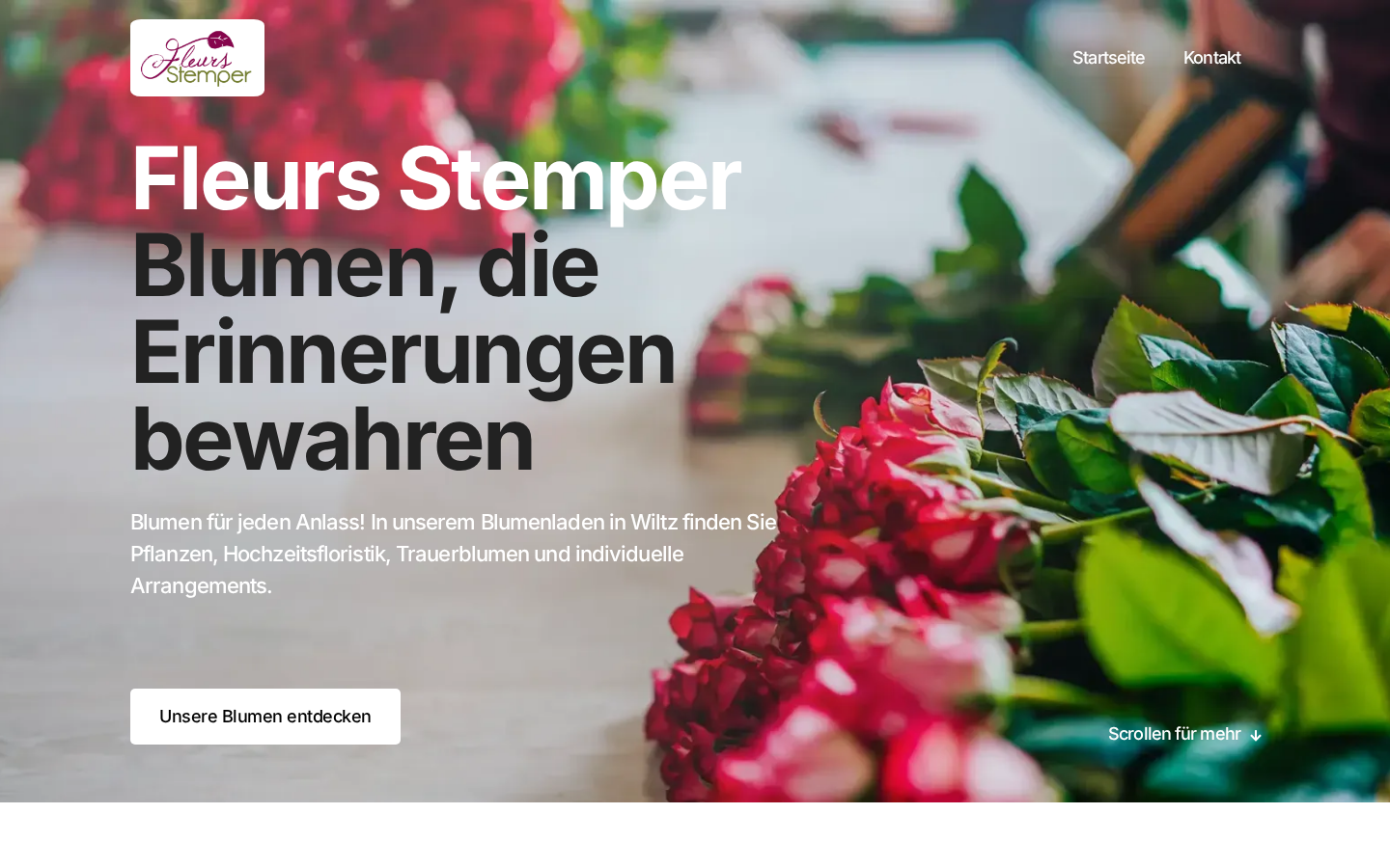 Fleurs Stemper website