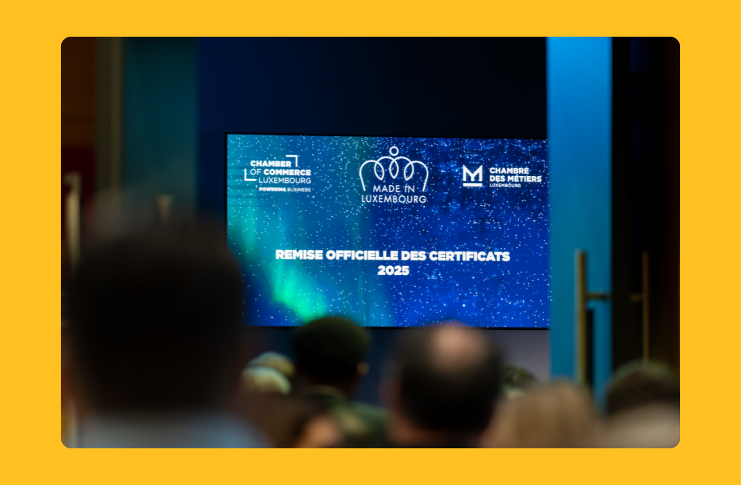 8Digit proudly receives Made in Luxembourg certificate