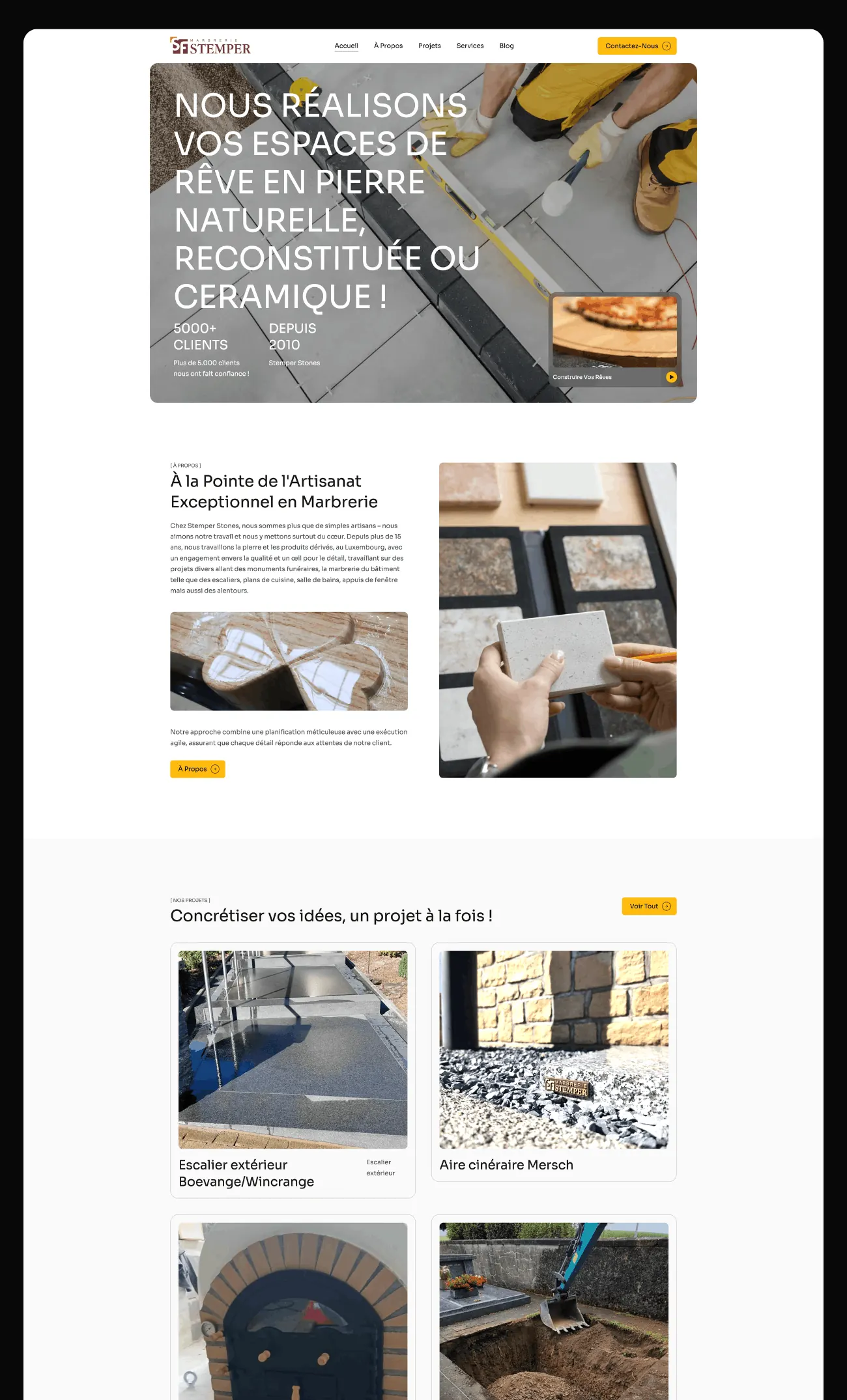 Stemper Stones website gallery