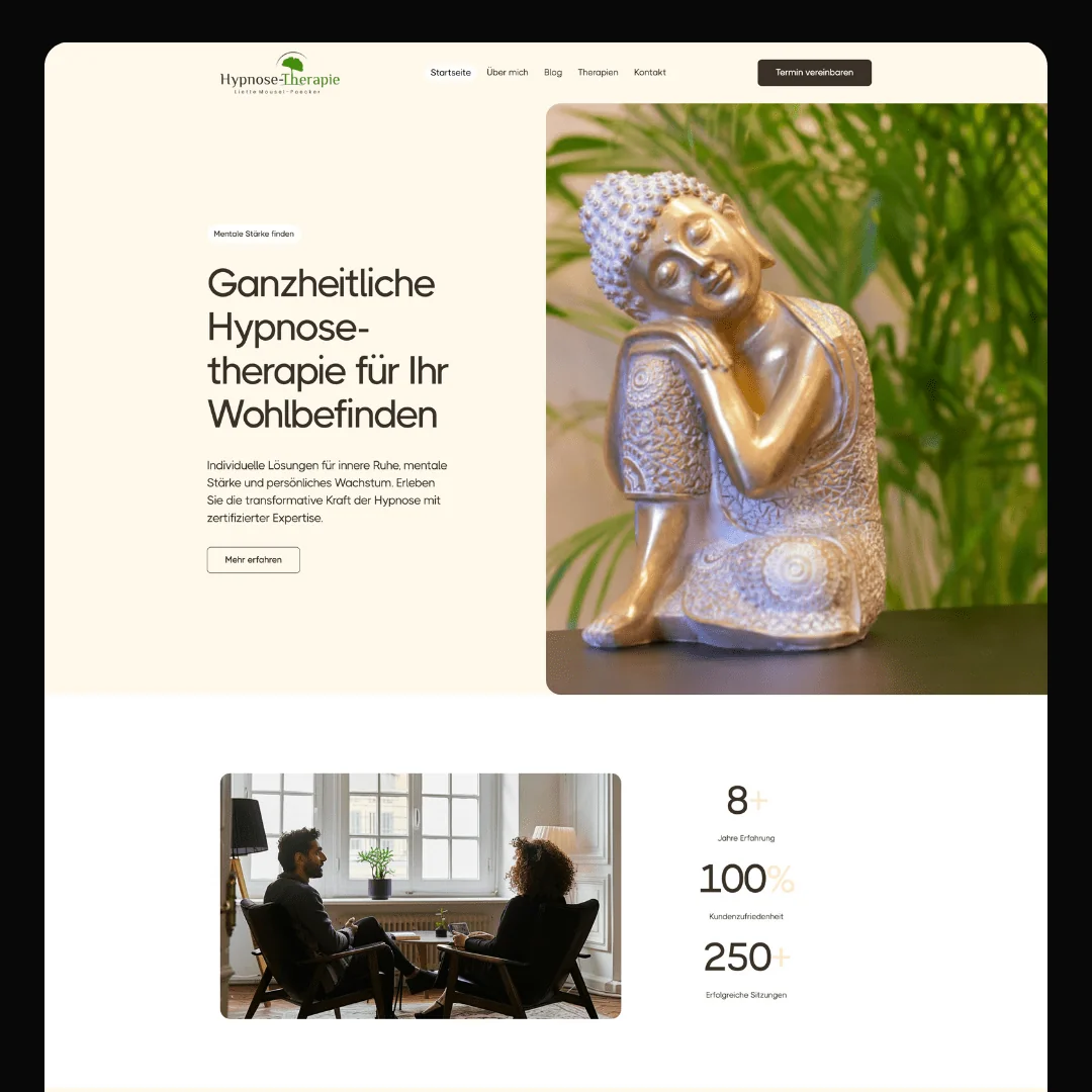 Hypnose Therapie website gallery