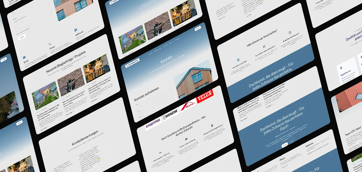 Galerie der Website von Toiture CFC Next