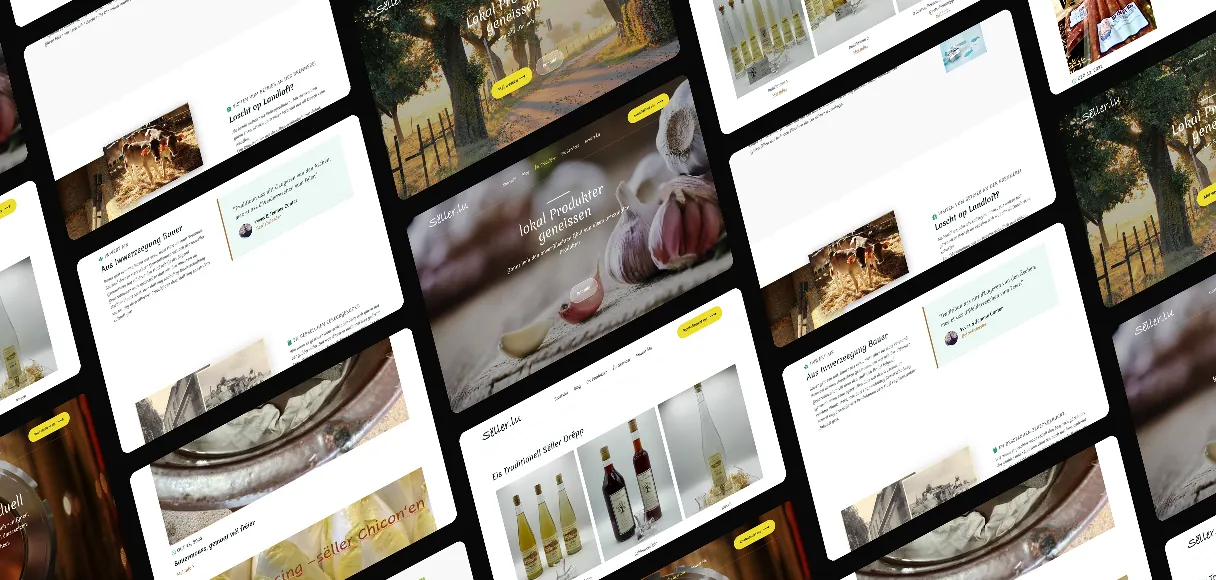 Sëller website gallery