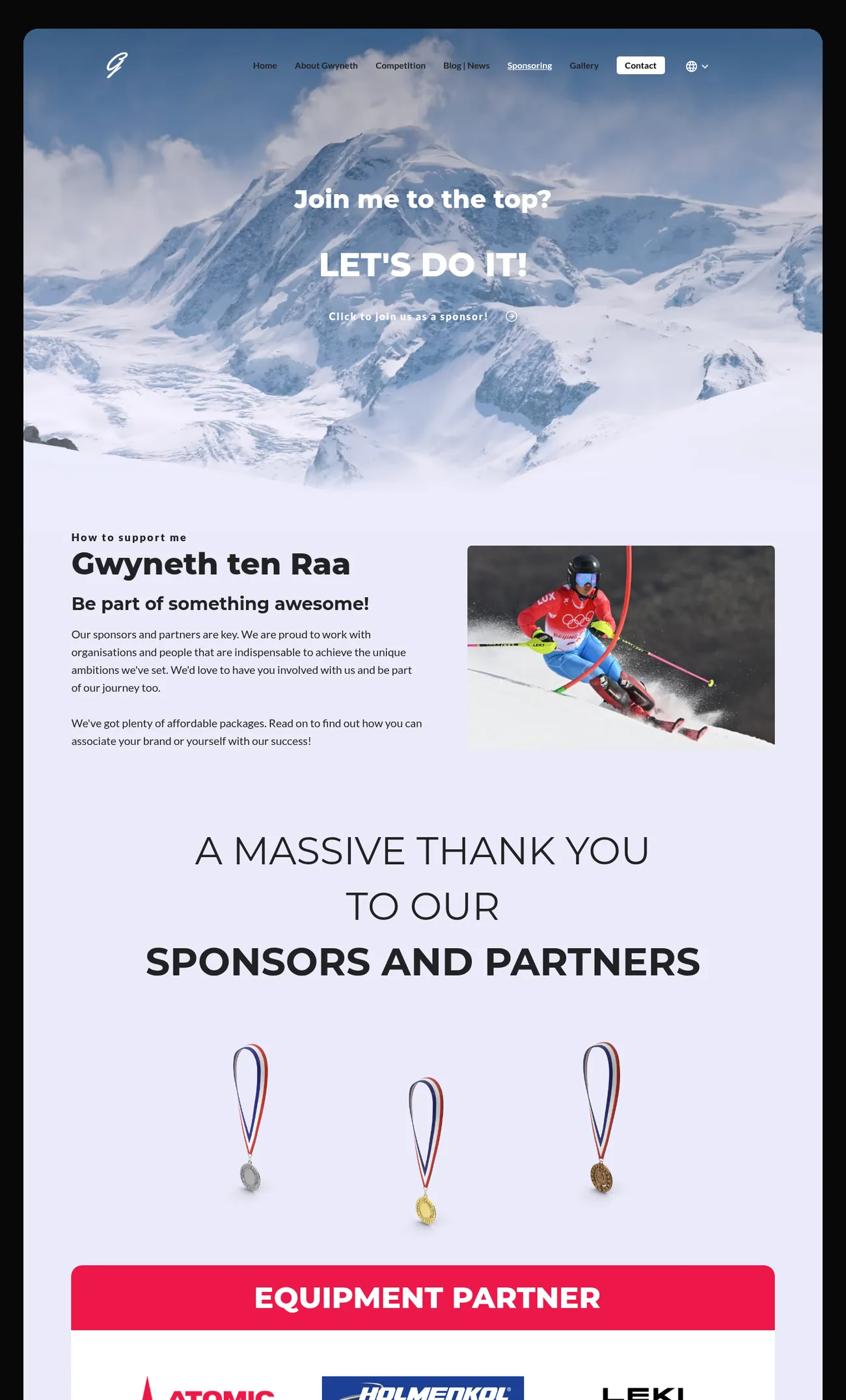 Galerie der Website von Gwyneth ten Raa