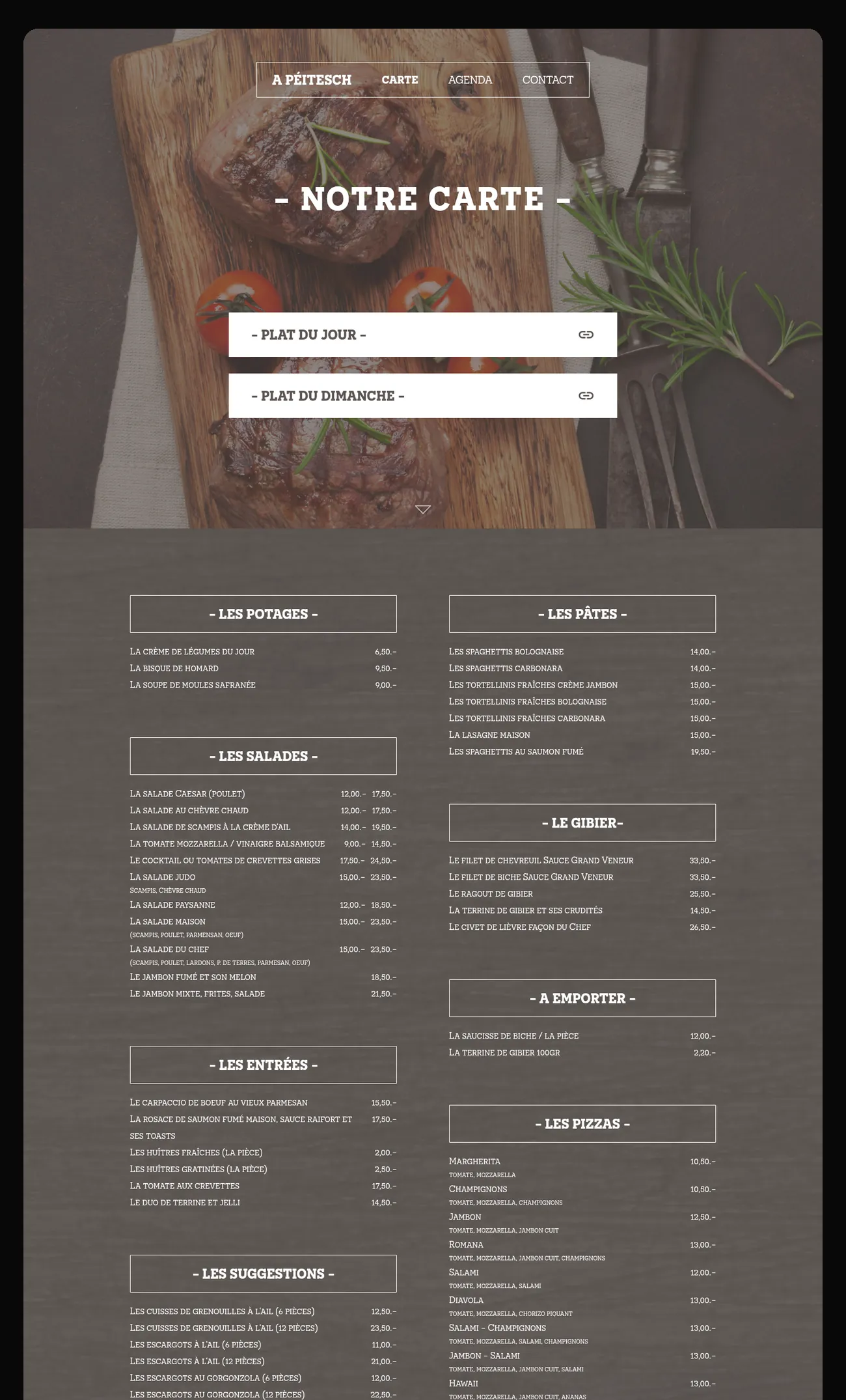 A Péitesch website gallery