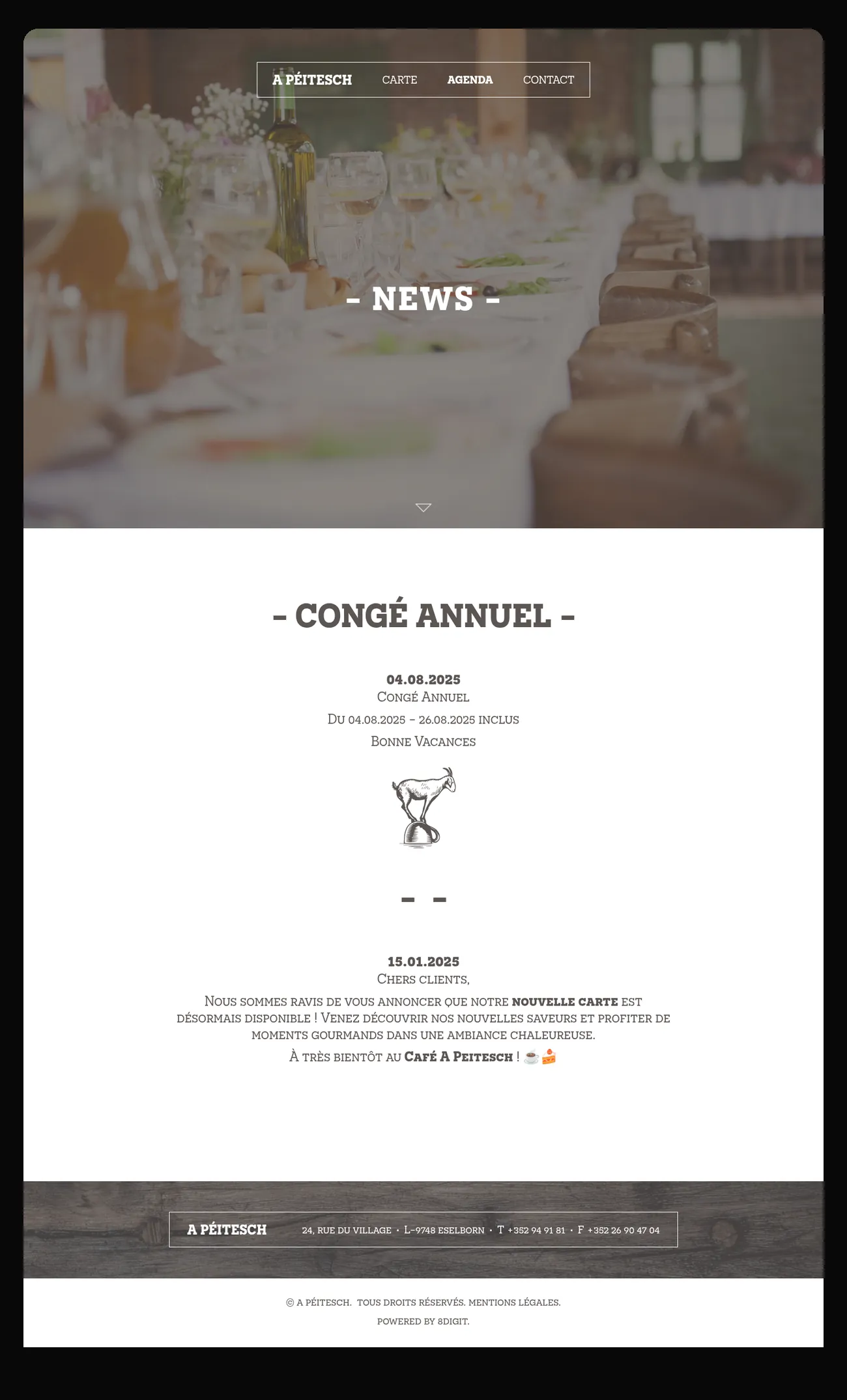 A Péitesch website gallery
