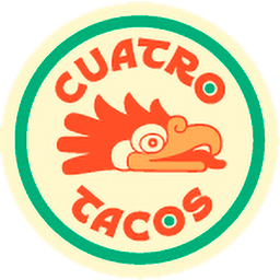 Cuatro Tacos -Circle Logo