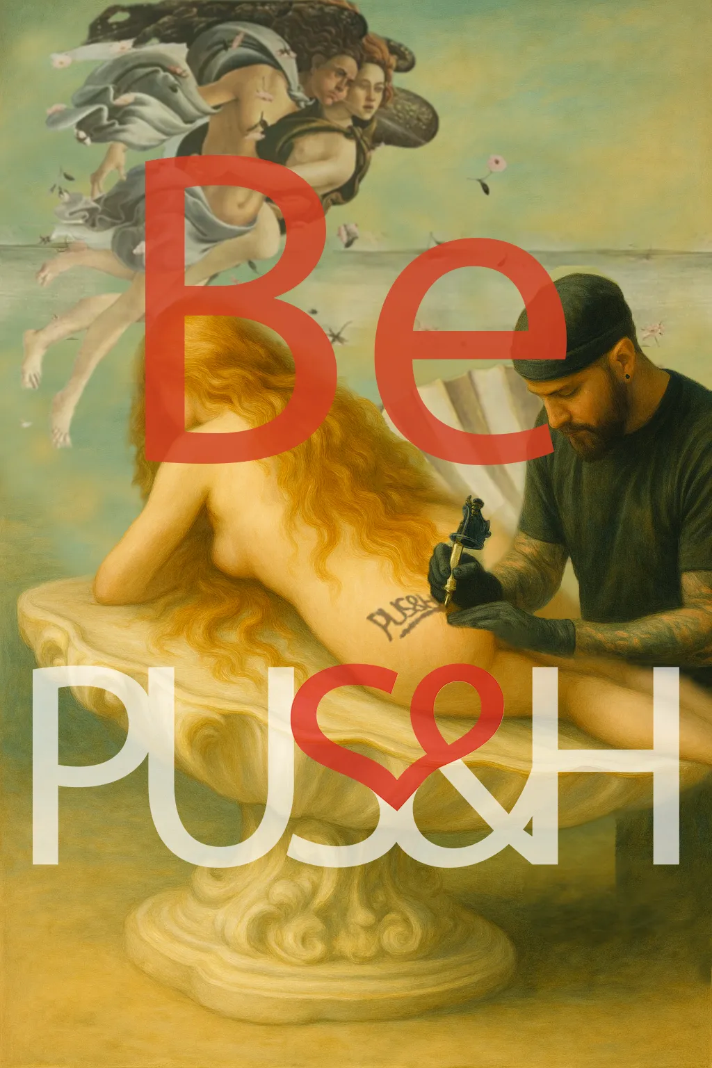 Création artistique branding PUS&H - direction artistique et identité visuelle