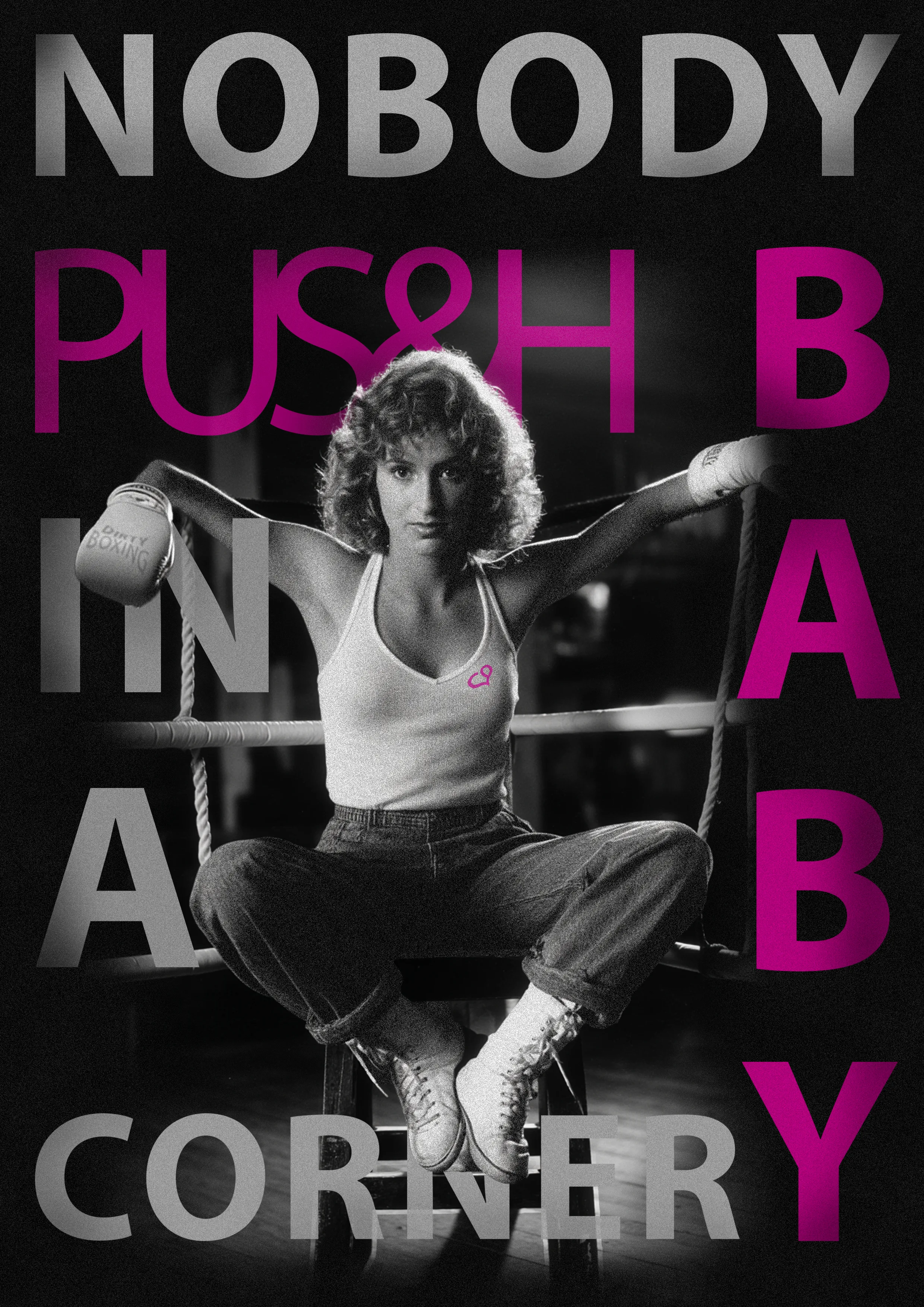 Affiche créative de marque PUS&H style pop culture