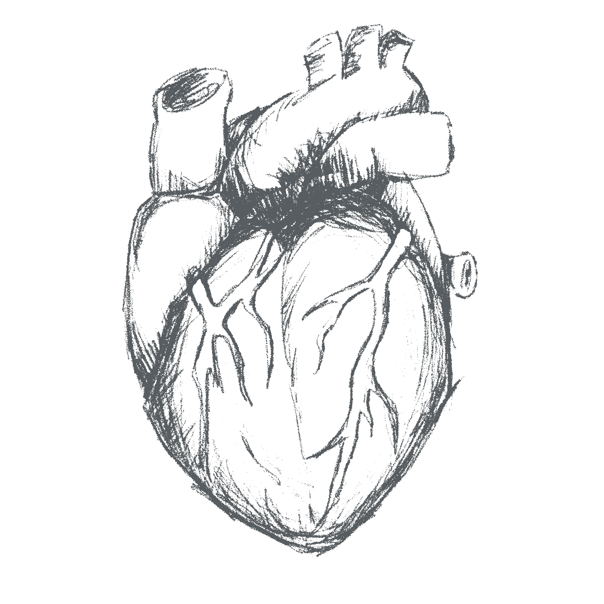 Gif coeur qui bat dessiné à la main