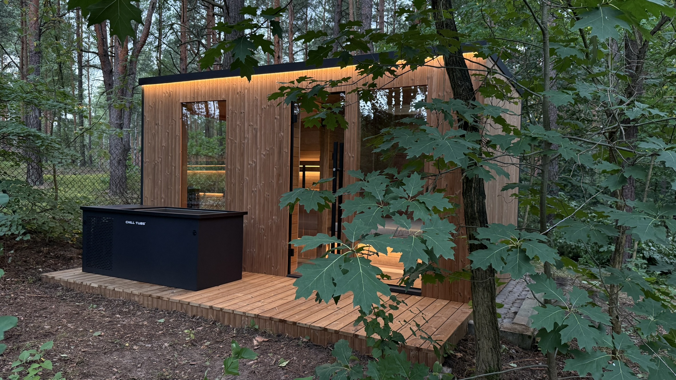 Sauna Lodge + Wanna do morsowania