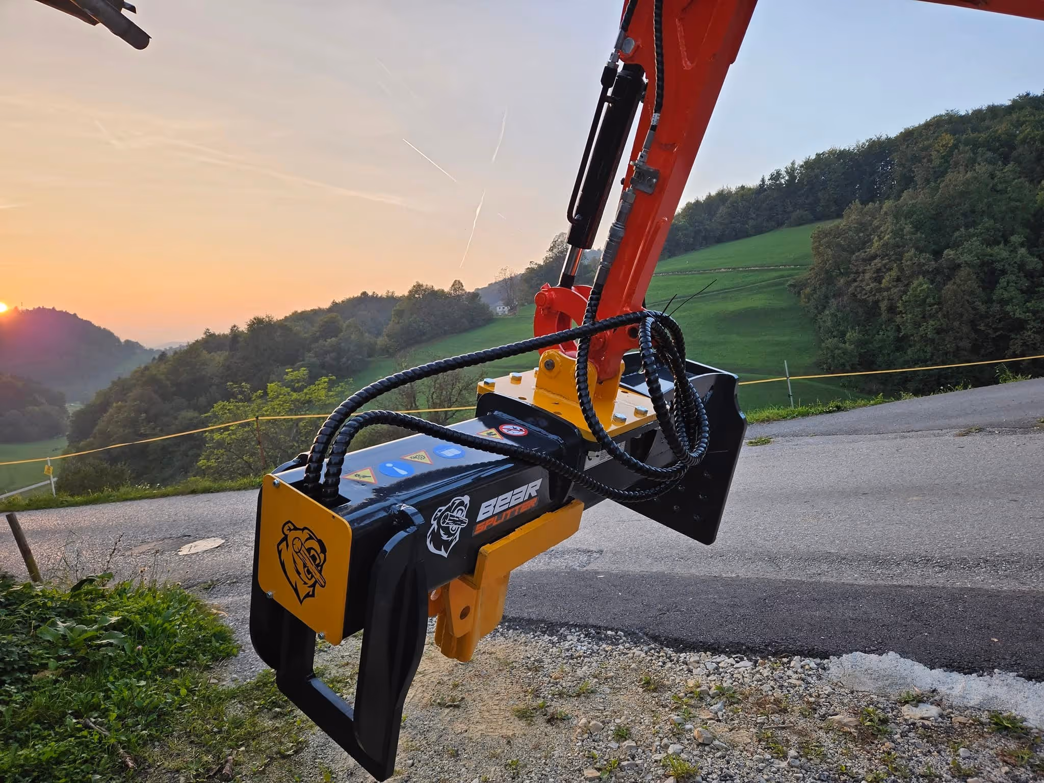 hidravlični cepilec za bager