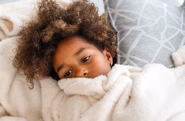 A child awake at night