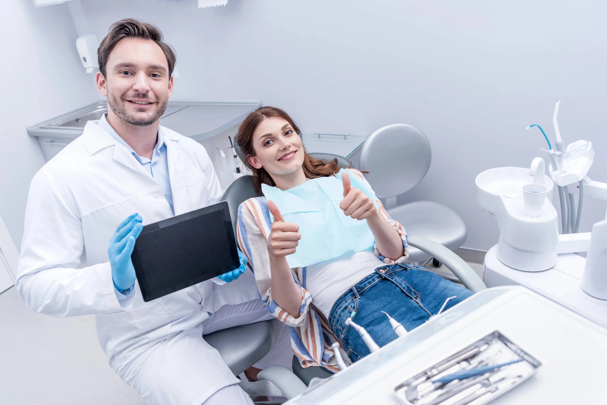 Girl smiling with Dentist Bronx NY