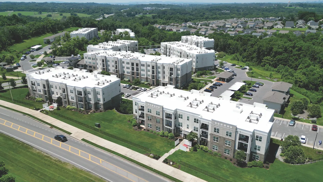 The Edison at Riverwood apartment community exterior