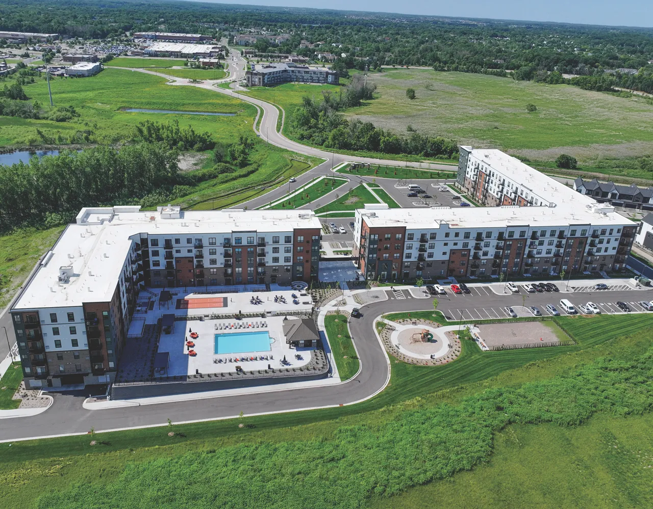 The Edison at Maple Grove apartment community exterior