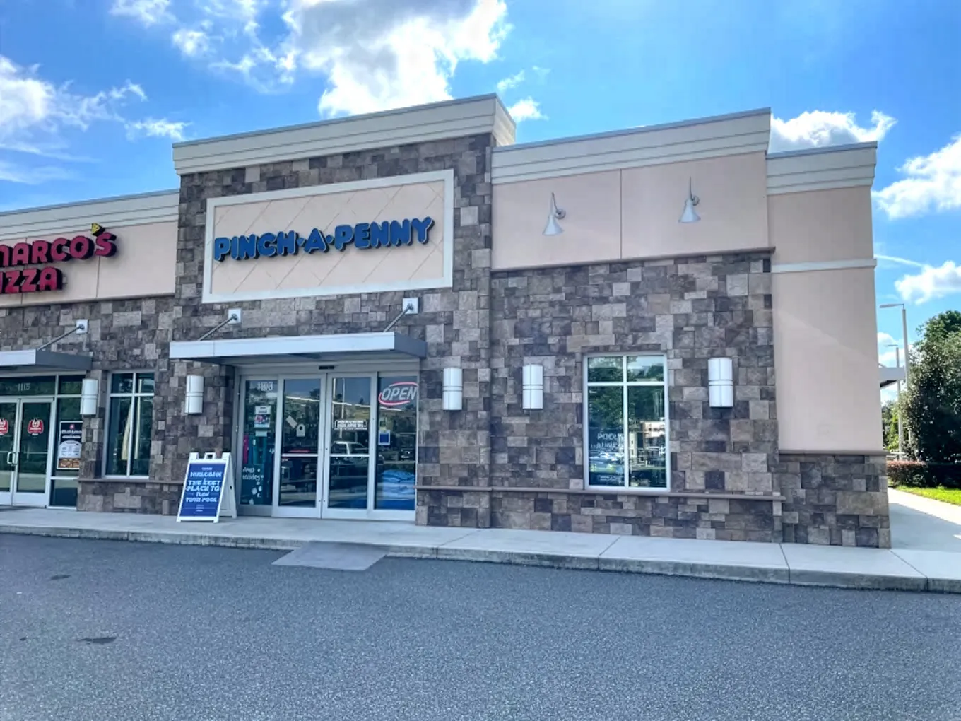 Pinch-A-Penny pool supplies store exterior