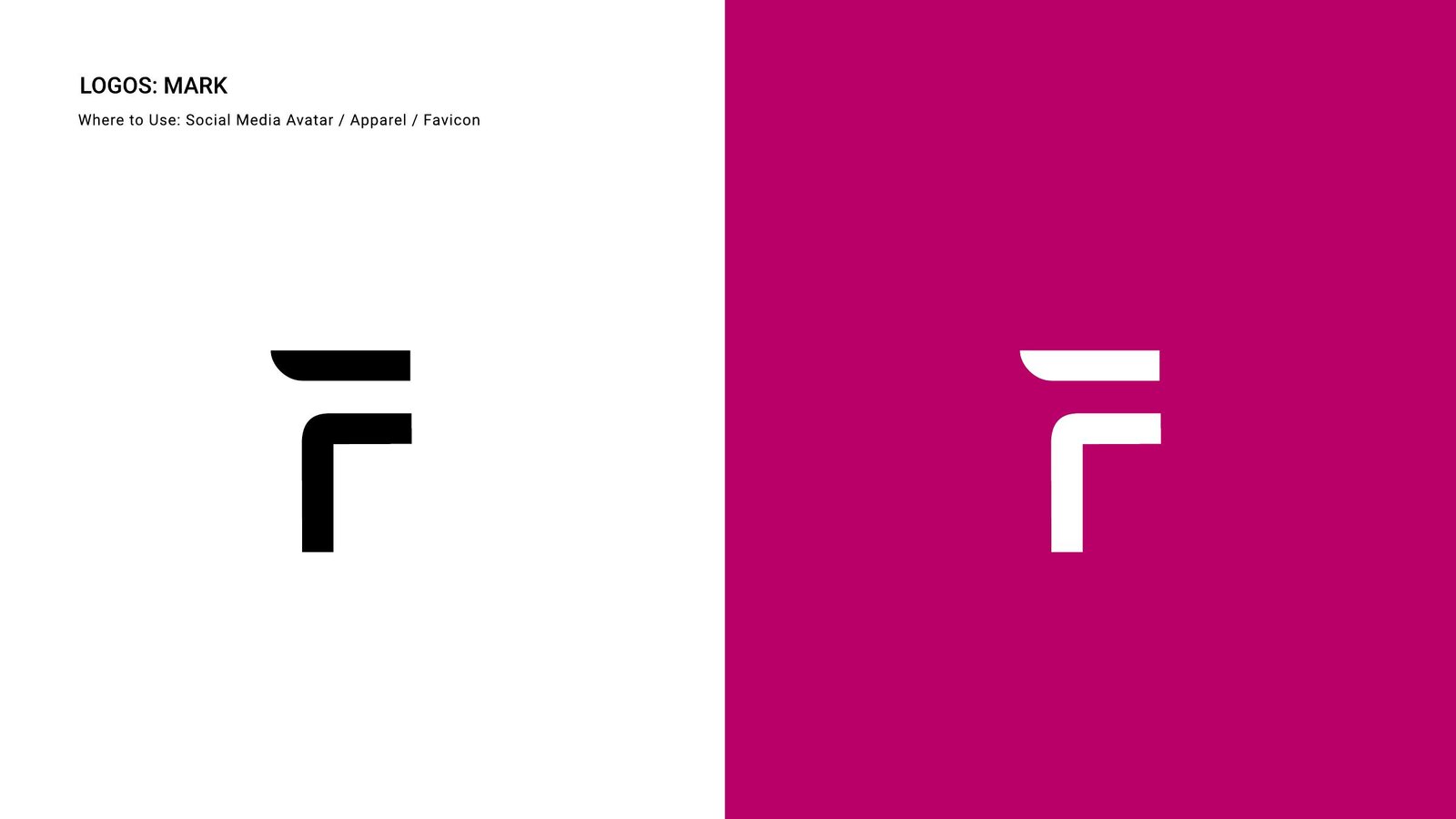 Forsure 'F' monogram from the brand guidelines