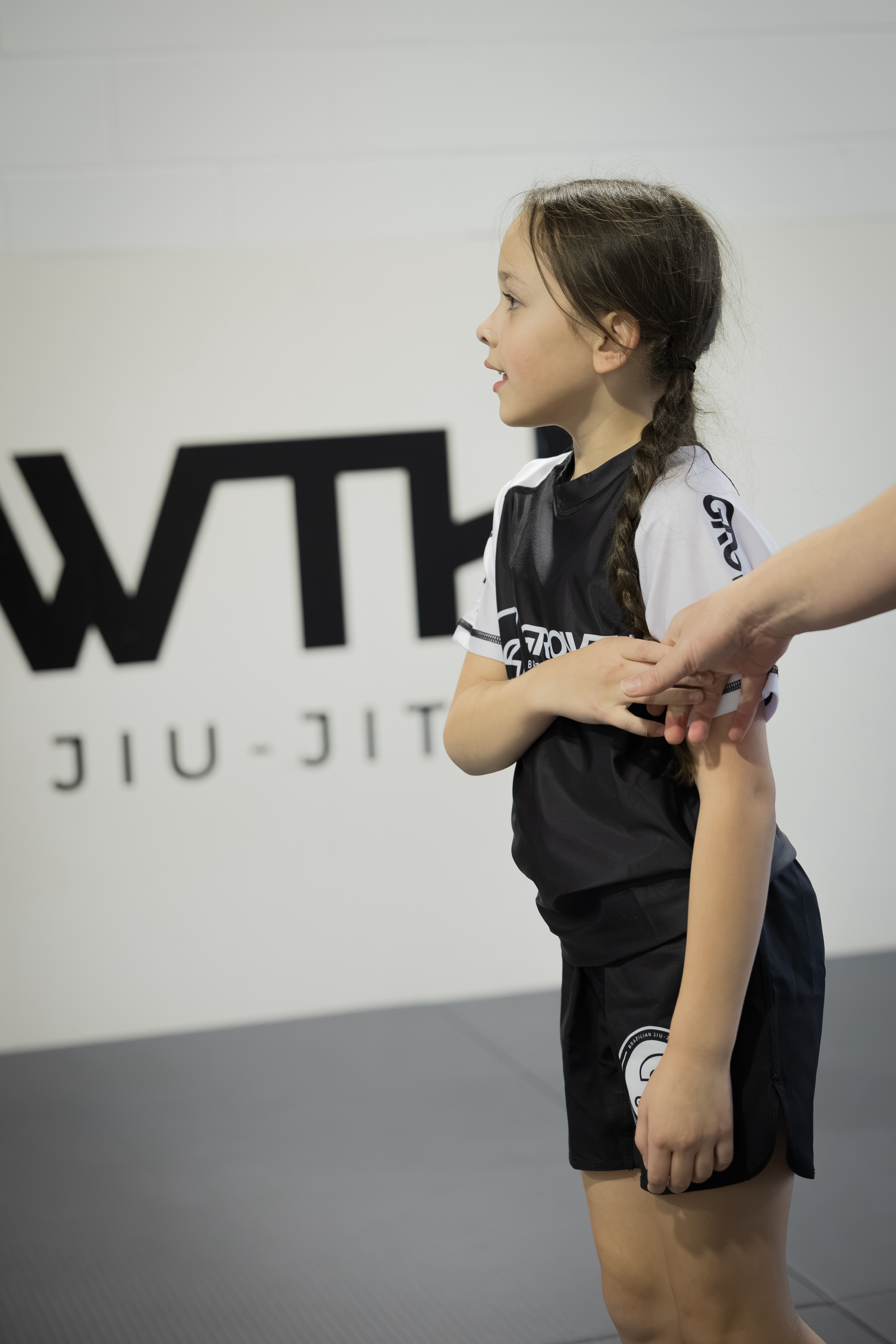 Kids Brazilian Jiu-Jitsu class training at Growth BJJ Southport