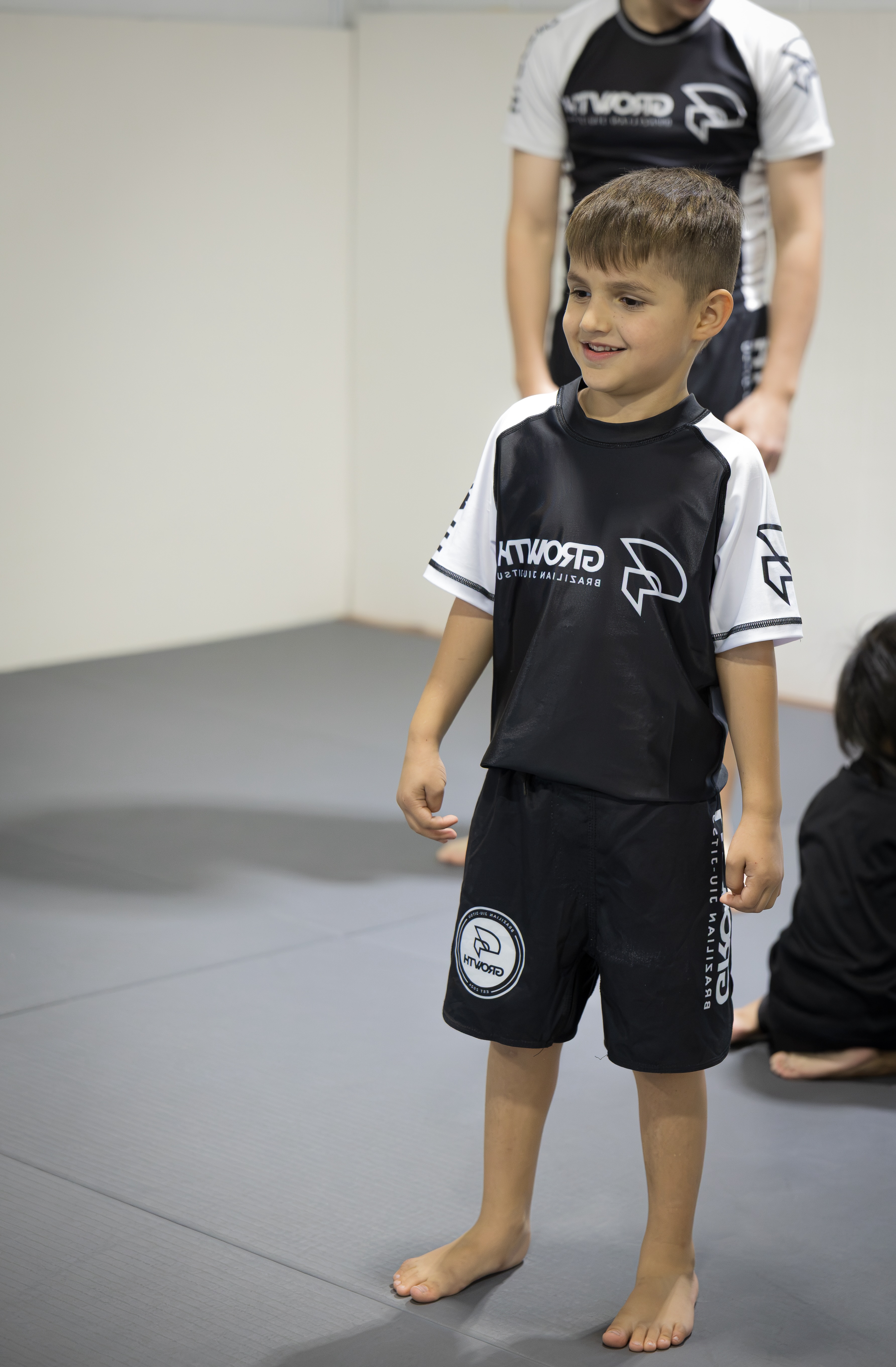 Kids Brazilian Jiu-Jitsu class training at Growth BJJ Southport