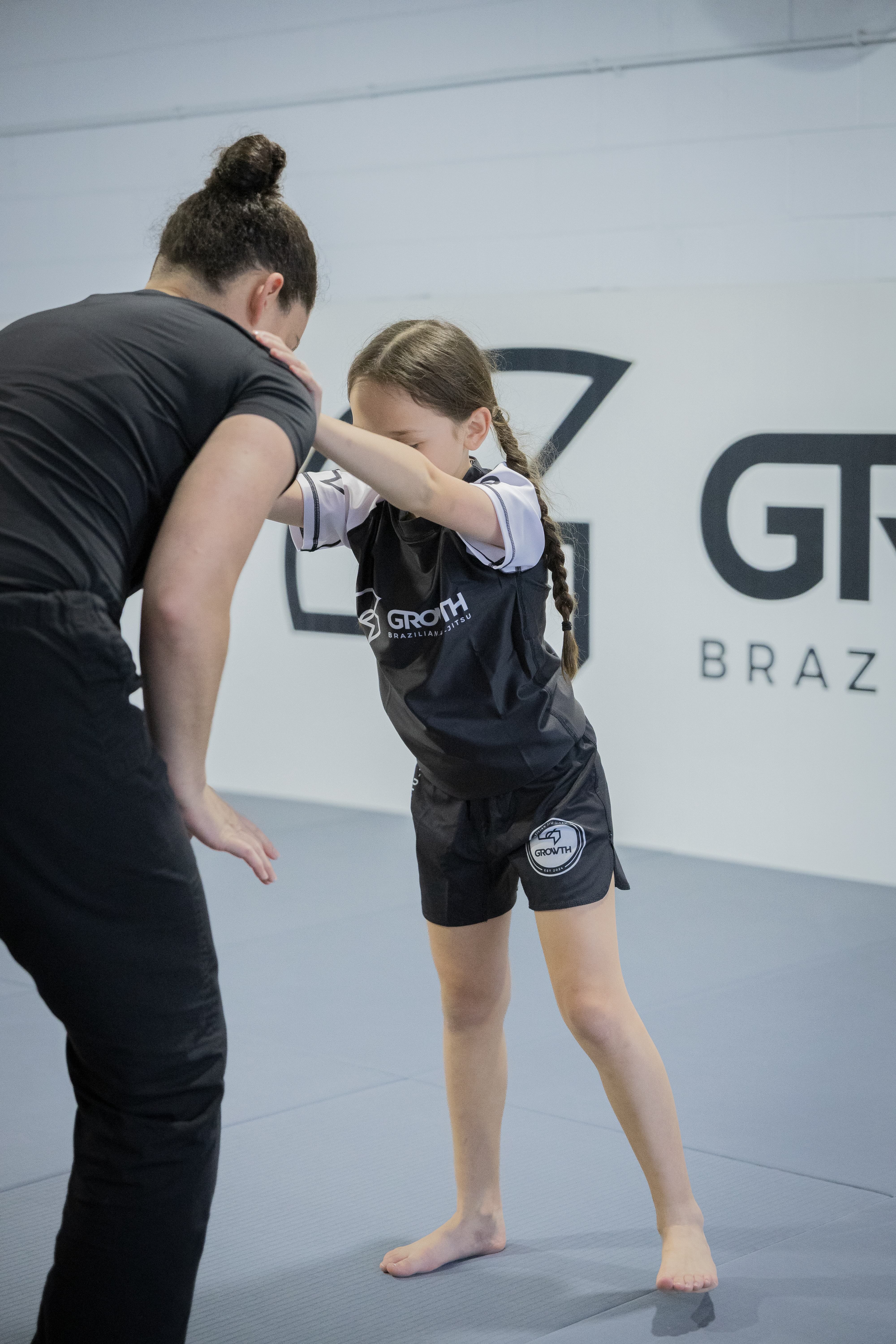 Kids Brazilian Jiu-Jitsu class training at Growth BJJ Southport